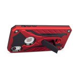 Wholesale iPhone Xr 6.1in Armor Knight Kickstand Hybrid Case (Red)